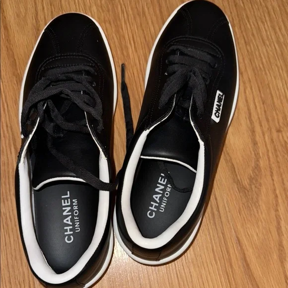 Chanel Uniform Black Sneakers - Picture 3 of 6